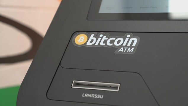 Un guichet automatique de bitcoins