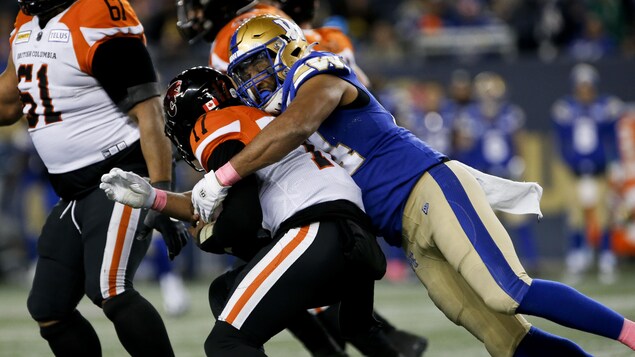 Les Blue Bombers ruinent le retour de Rourke et défont les Lions 24-9