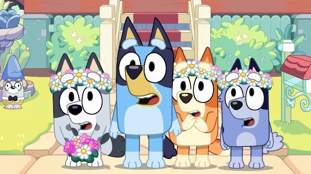 A still from Bluey's full-length season finale, 'The Sign.' The emotional episode has a 9.9/10 rating on IMDB. 