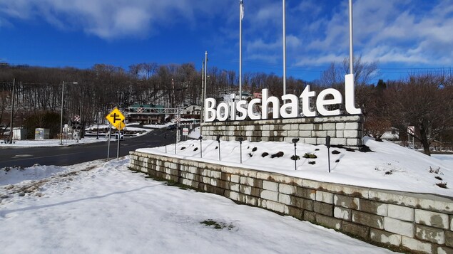 L'entrée de la Ville de Boischatel, près de Québec. 