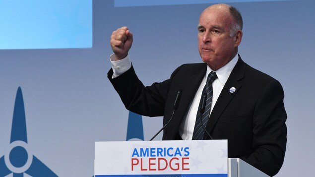 Le gouverneur de la Californie, Jerry Brown, à la COP23. Le gouverneur de la Californie, Jerry Brown, à la COP23.