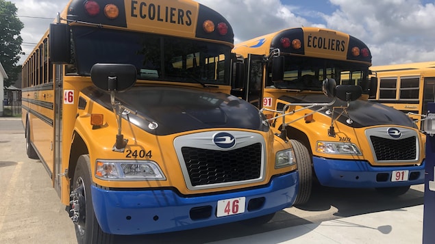 Des autobus scolaires électriques à Jonquière et à La Baie