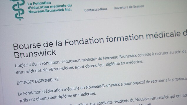Jacob Michaud affirme que les étudiants anglophones sont favorisés lors de l'octroi de bourses par la Fondation d'éducation médicale du Nouveau-Brunswick.