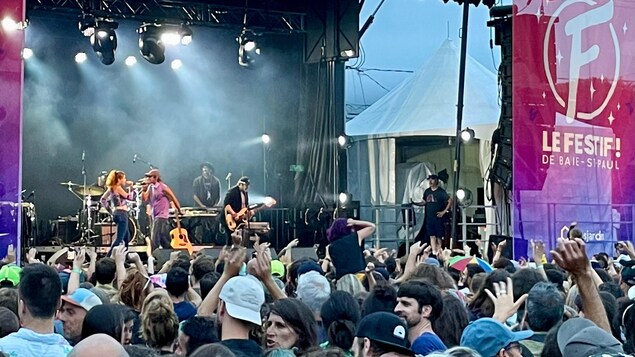 Première soirée du Festif! écourtée par la météo