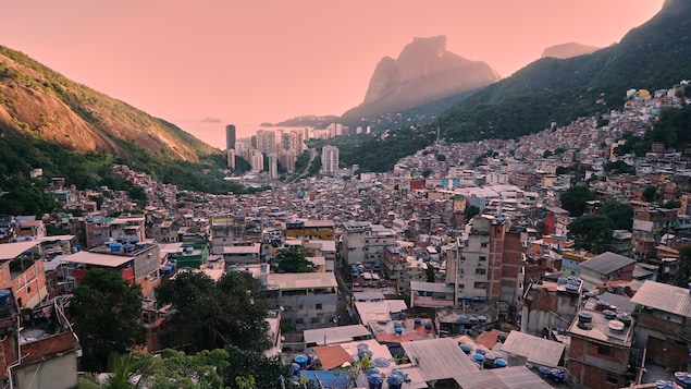 Vue de la favela de Rocinha.