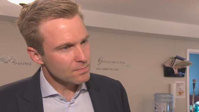 Le premier ministre Brian Gallant en entrevue à Radio-Canada.