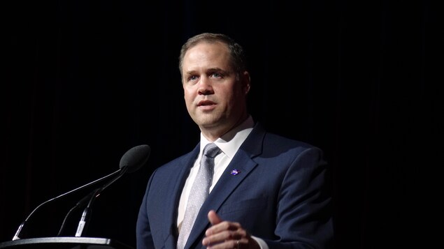 L'administrateur de la NASA Jim Bridenstine prononce un discours à Ottawa. L'administrateur de la NASA Jim Bridenstine prononce un discours à Ottawa.