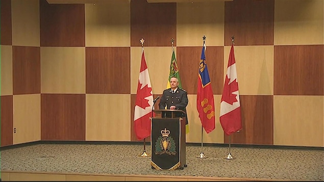 Le commissaire adjoint Curtis Zablocki, commandant de la GRC en Saskatchewan. Le commissaire adjoint Curtis Zablocki, commandant de la GRC en Saskatchewan.