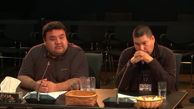 Photo prise lors des audiences de la commission Viens. Photo prise lors des audiences de la commission Viens.