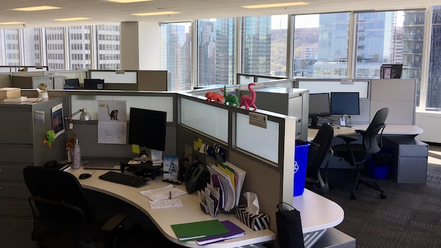 Des bureaux vides