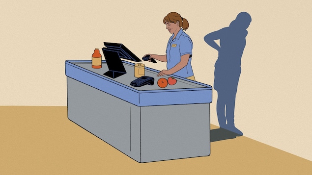 Pourquoi les caissières doivent-elles rester debout malgré la douleur?