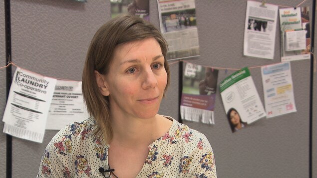 Michelle Petersen, coordonnatrice d'intervention au CALACS. Michelle Petersen, coordonnatrice d'intervention au CALACS.