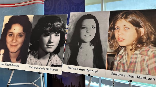 Alberta RCMP said Friday the same killer is responsible for the deaths in the 1970s of Eva Violet Dvorak, Patricia Marie McQueen, Melissa Ann Rehorek and Barbara Jean MacLean.