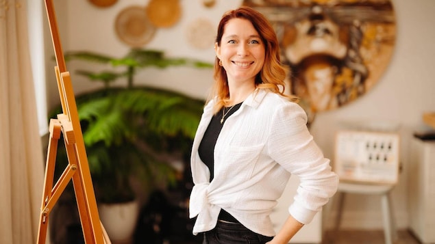 L'artiste Camille Gravel.