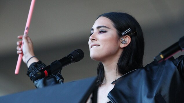 Camille Poliquin de Milk & Bone au Festival d'été de Québec le 13 juillet 2018 Camille Poliquin de Milk & Bone au Festival d'été de Québec le 13 juillet 2018