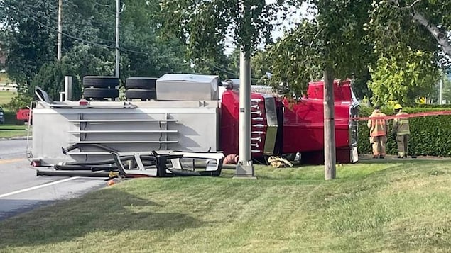 Un pompier a été arrêté après une collision survenue dimanche après-midi à Amqui