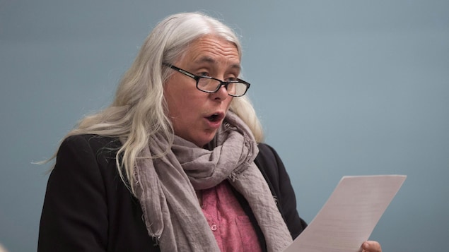 La députée de Sainte-Marie – Saint-Jacques Manon Massé, de Québec solidaire La députée de Sainte-Marie – Saint-Jacques Manon Massé, de Québec solidaire