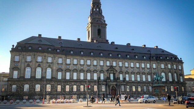 Le parlement danois à Copenhague. 