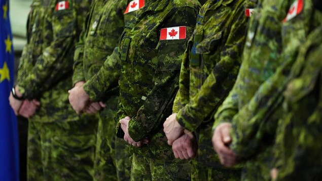 Des militaires canadiens.
