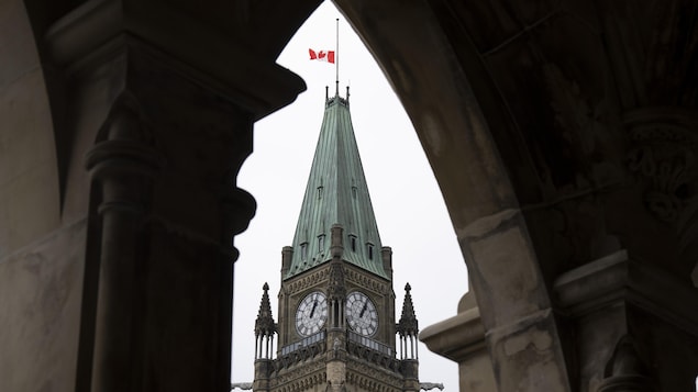 La tour de la Paix du parlement canadien.