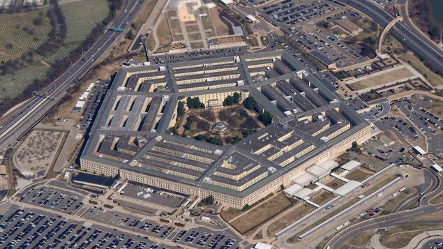 Vista aérea del Pentágono.