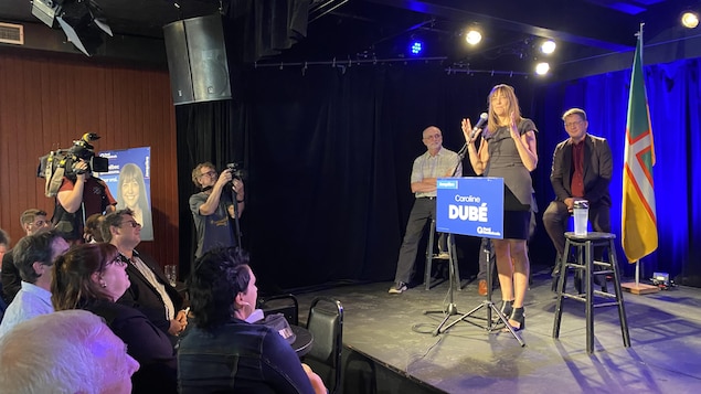 Lancement de campagne dans Jonquière pour Caroline Dubé du Parti québécois