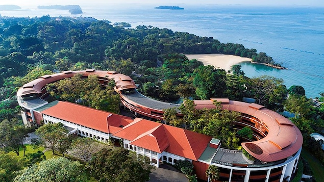 Le sommet historique Trump Kim a lieu à l'hôtel Capella situé sur l'île de Sentosa dans le sud de Singapour