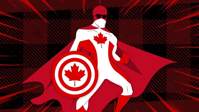 Capitaine Canada en version bande dessinée.