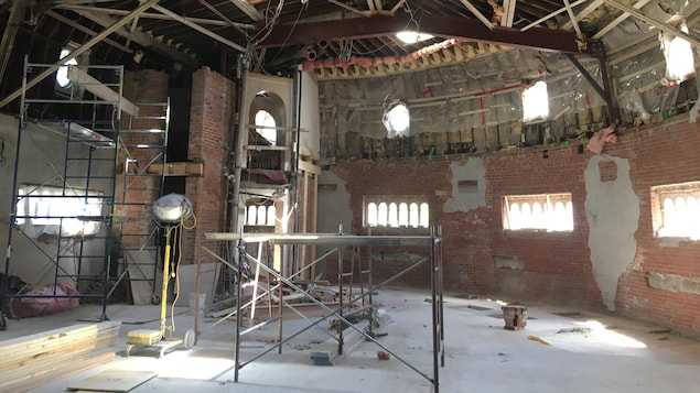 C'est là que sera construite la petite salle de spectacle La Rotonde. C'est là que sera construite la petite salle de spectacle La Rotonde.