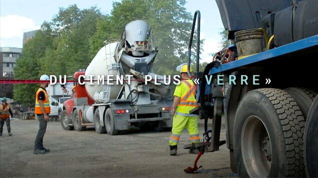 Du ciment plus « verre »