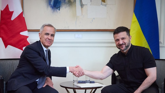 Carney y Zelensky
