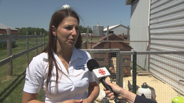 Caroline Lessard de Saint-Étienne-des-Grès constate que la demande est en forte augmentation pour l'achat de poules pondeuses. Caroline Lessard de Saint-Étienne-des-Grès constate que la demande est en forte augmentation pour l'achat de poules pondeuses.