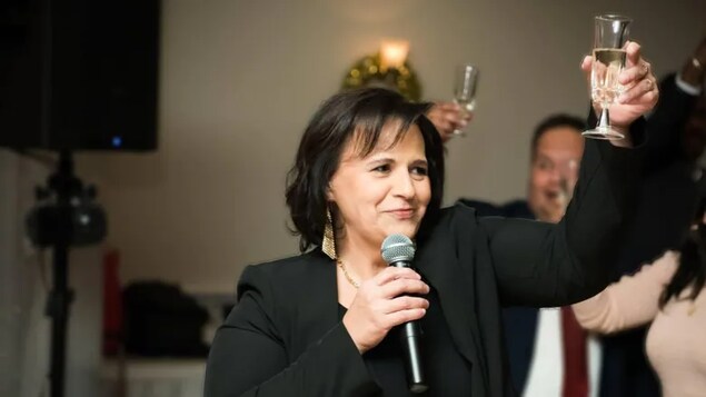 Caroline Mastantuono, seen here in 2018, was the head of Lester B. Pearson School Board's international student program before moving into the private sector. (Rising Phoenix International/Facebook)