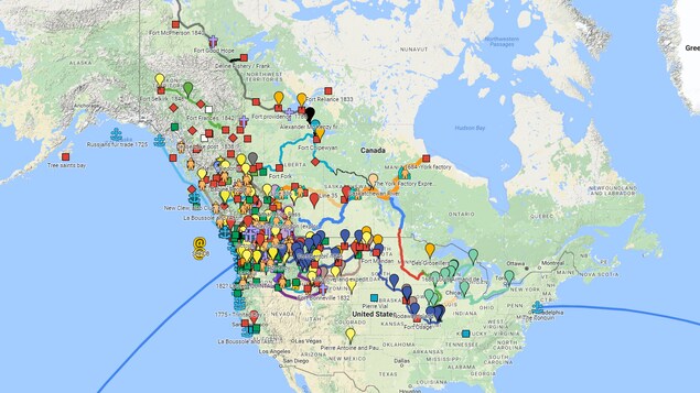 Une Carte Interactive Raconte L Histoire Des Francophones Du Nord Ouest Pacifique Radio Canada Ca