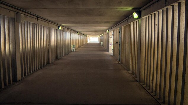 Un couloir du centre correctionnel de Springhill. 