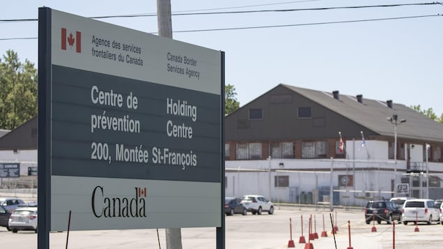 A holding center at Saint-François, Laval, Quebec.