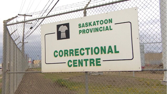 Affiche du centre correctionnel de Saskatoon.