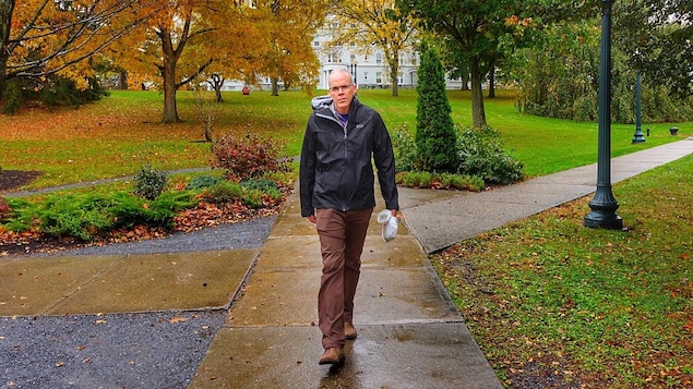 L'environnementaliste Bill McKibben à Middlebury, au Vermont. L'environnementaliste Bill McKibben à Middlebury, au Vermont.