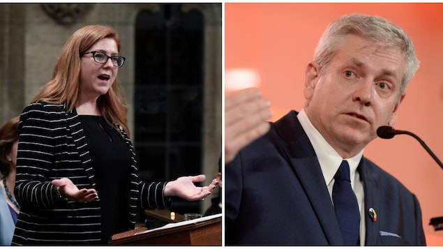 Charlie Angus et Tracey Ramsey.