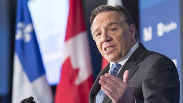 Le chef de la Coalition avenir Québec, François Legault. Le chef de la Coalition avenir Québec, François Legault.