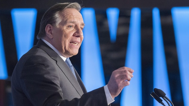 Le chef de la Coalition avenir Québec, François Legault.
