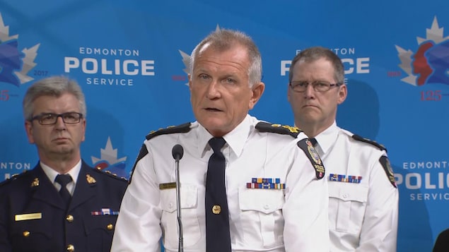 Le chef de la police d'Edmonton Rod Knecht Le chef de la police d'Edmonton Rod Knecht