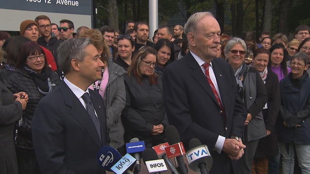 Annonce au Centre fiscal durant la campagne électorale, le 5 octobre 2015.