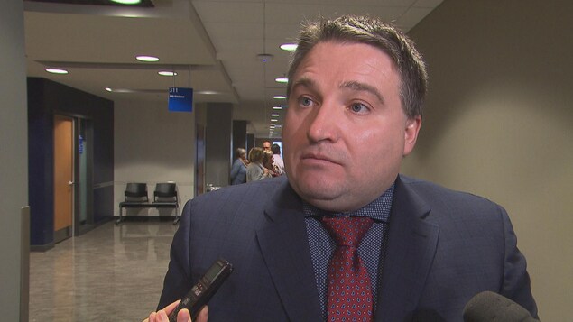 Christian Fortin au palais de justice de Trois-Rivières Christian Fortin au palais de justice de Trois-Rivières
