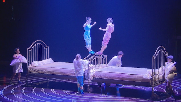 Des artisans du Cirque du Soleil en répétition du spectacle « Corteo » Des artisans du Cirque du Soleil en répétition du spectacle « Corteo »