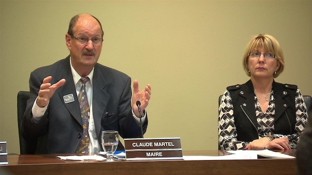 Le maire de Baie-Comeau, Claude Martel Le maire de Baie-Comeau, Claude Martel