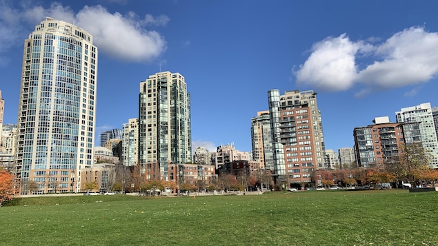Plusieurs immeubles résidentiels dans le quartier Yaletown à Vancouver