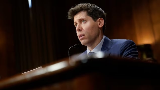 OpenAI CEO Sam Altman, seen speaking at a U.S. Senate subcommittee meeting in Washington, D.C., on May 16, was among more than 350 artificial intelligence industry leaders and researchers who raised concerns about AI technology in an open letter published Tuesday. (Patrick Semansky/The Associated Press)