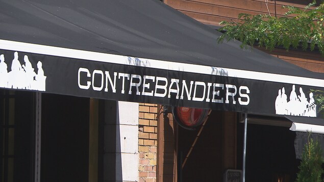 Le restaurant Les Contrebandiers au centre-ville de Trois-Rivières.