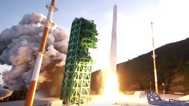 La Corée du Sud lance sa première fusée spatiale, mais la mission échoue